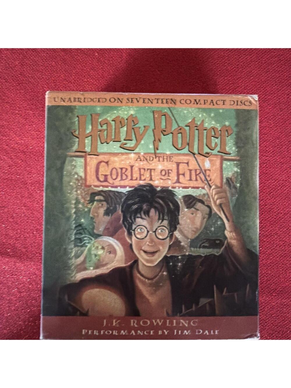 Harry Potter and the Goblet of Fire JK Rowling Unabridged Audio Book 17 Discs VG